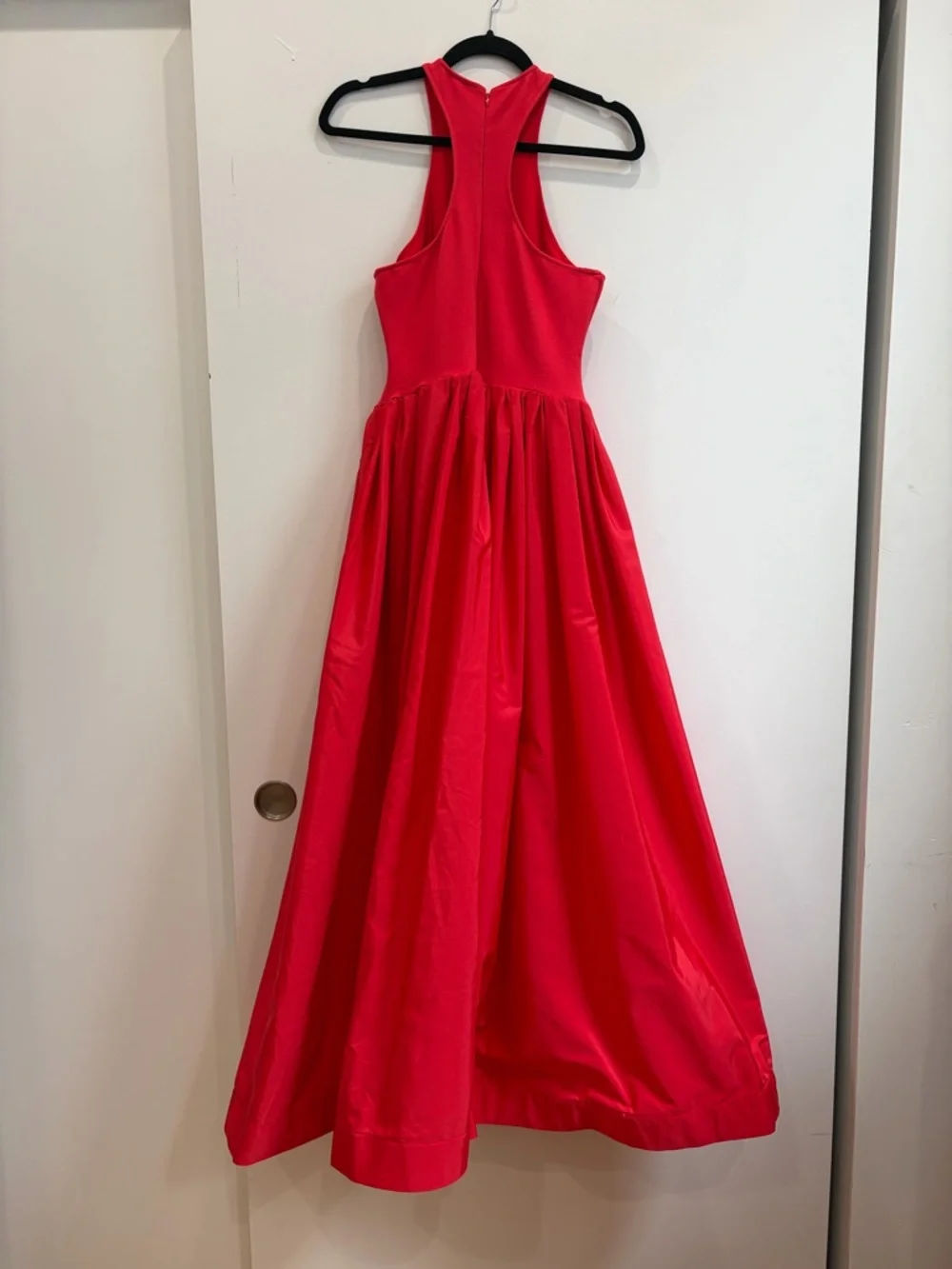 NWT - Maeve Sleeveless Crew-Neck Drop-Waist Red Maxi Dress - Picture 2 of 12